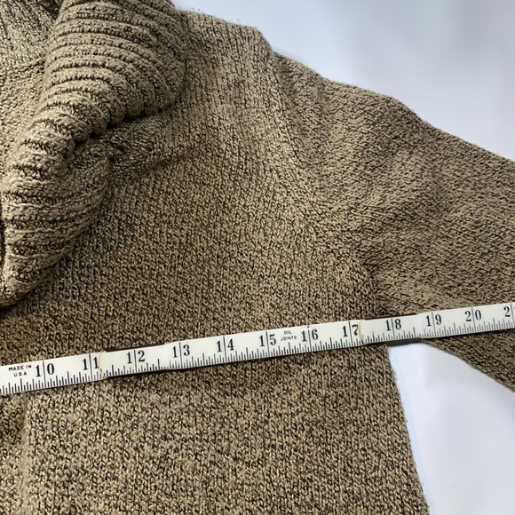 Karen Scott | Oversized Cowl Neck Sweater Tan Medium Oversized - Picture 5 of 8